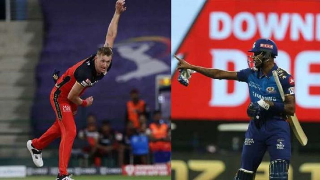 IPL, IPL 2020, RCB, MI, Chris Morris, Hardik Pandya