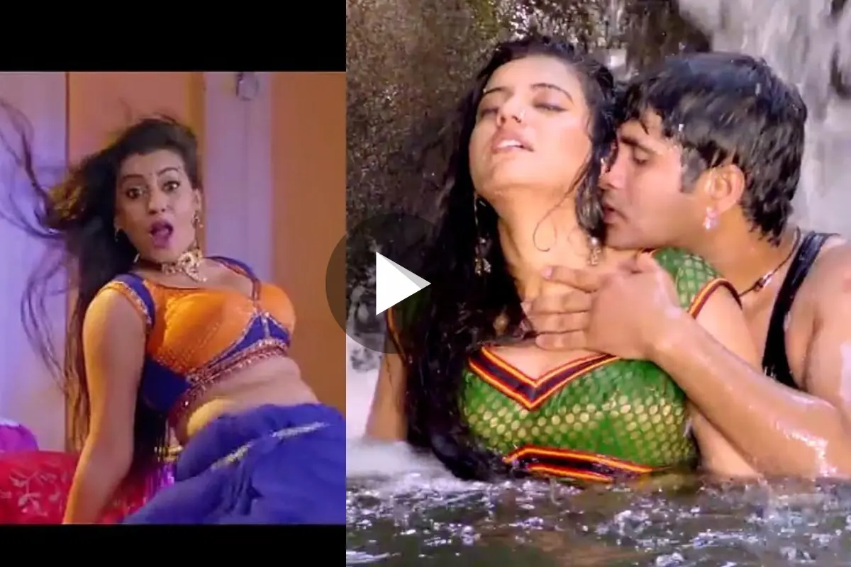 Kajal Raghwani Ki Sex Video - Bhojpuri Hot Video: Akshara Singh romancing hot with Anil Samrat, says  Khola ye Rajaji Blouse, watch