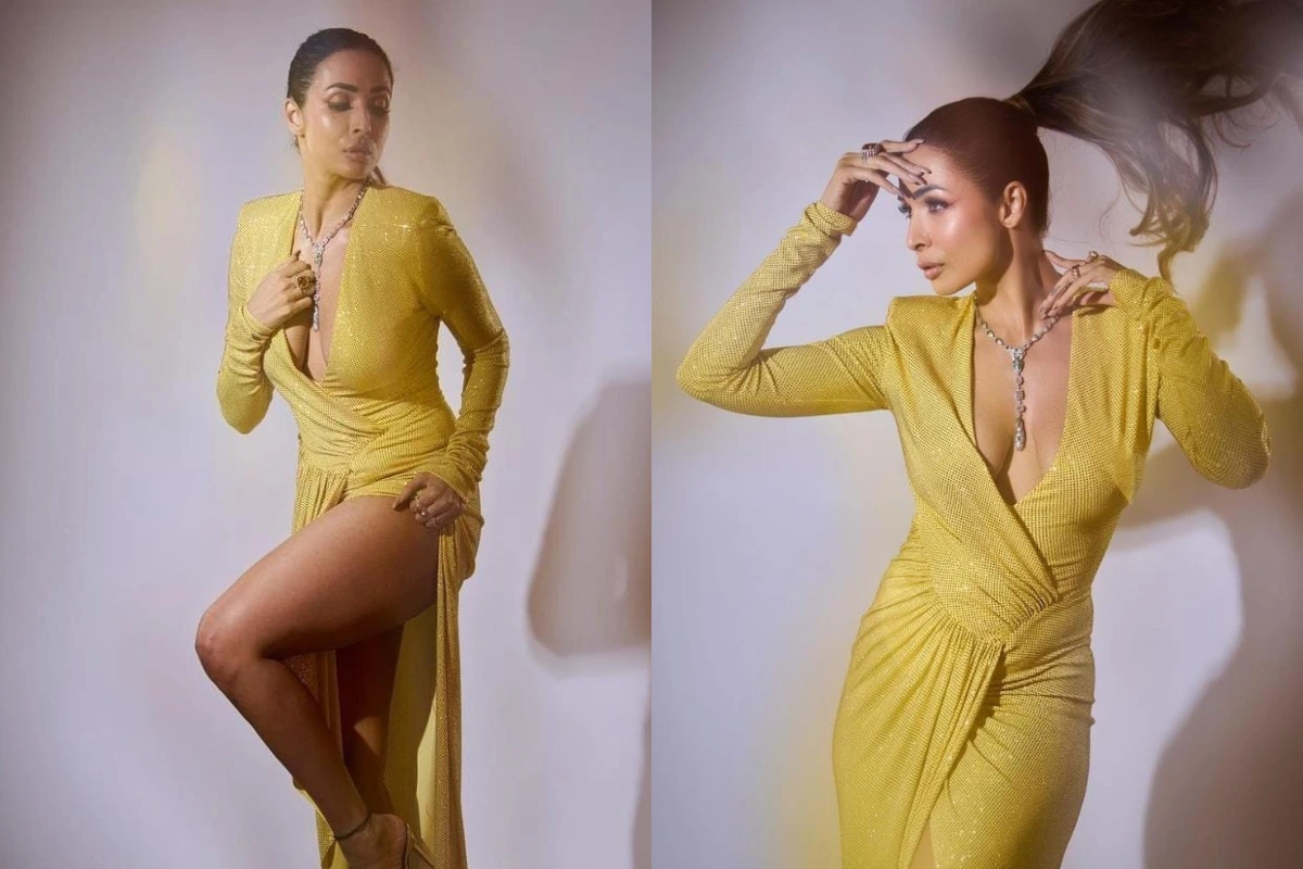 1200px x 800px - Malaika Arora gets trolled for her yellow revealing outfit, user said  \