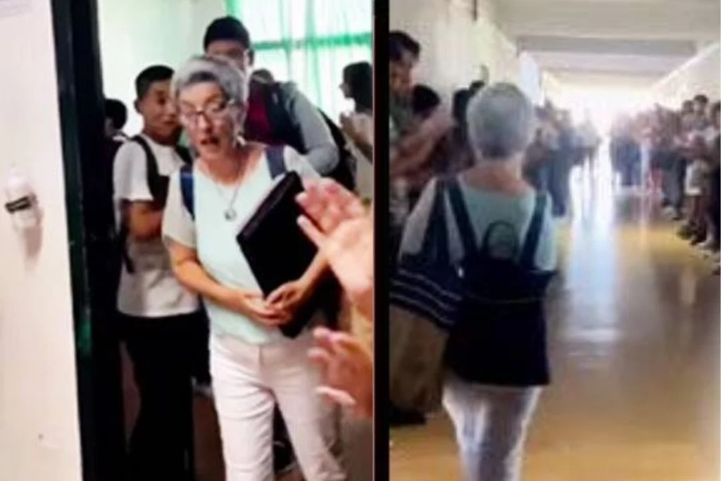 Viral Video Watch the grand send off this Guru recieves on her last day in college