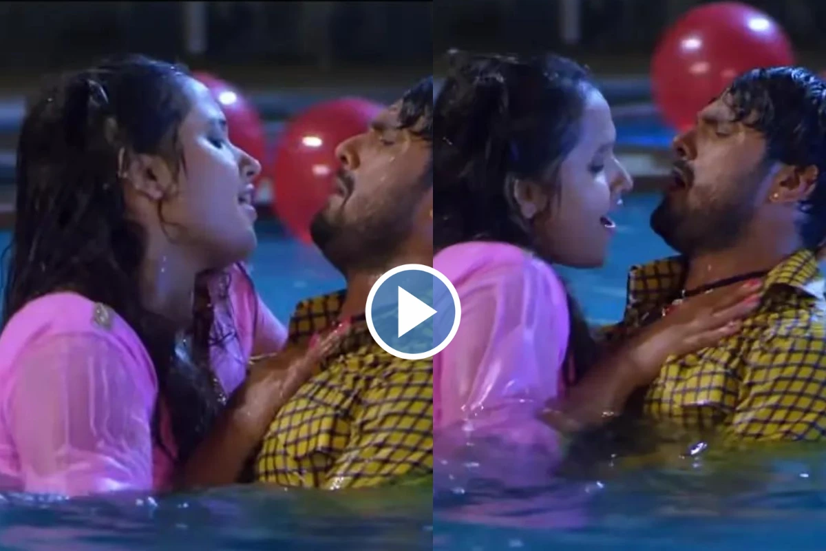 Kajal Raghwani Khesari Lal Yadav Ki Xxx - Bhojpuri dance video: Drunk Kajal Raghwani gets all over on Khesari Lal,  fans say 'Ab toh nahi sambhal payengi,' watch the sexy video