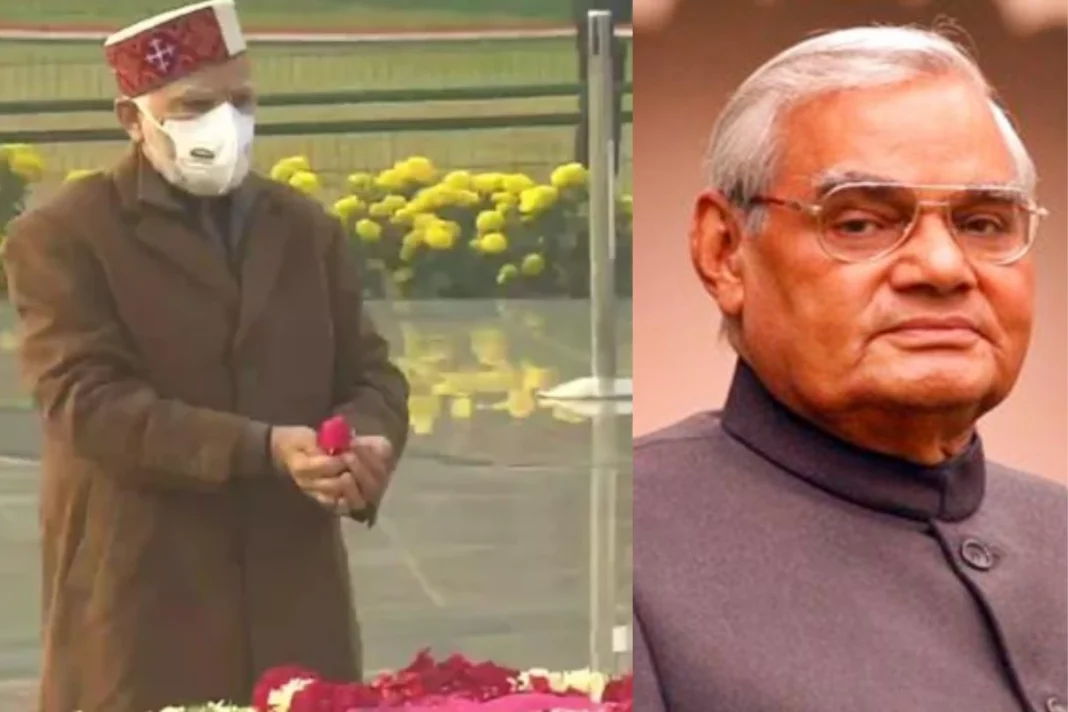 On Atal Bihari Vajpayee's 98th Birth Anniversary, PM Modi And President ...