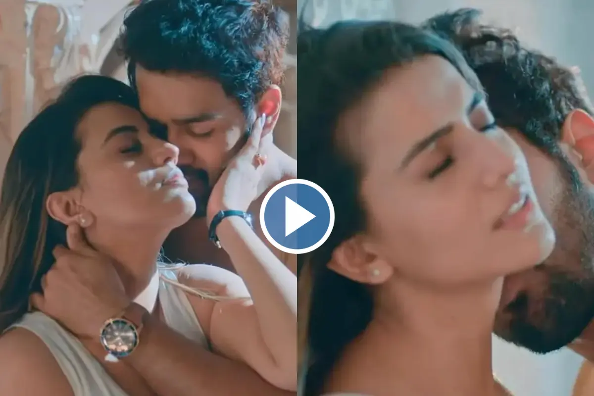 Akshara Singh Sexphoto Nude - Akshara Singh's kissing scene with Karan Khanna sets new industry  standards? The song 'Kitne Jhoothe' is winning hearts all over, watch video