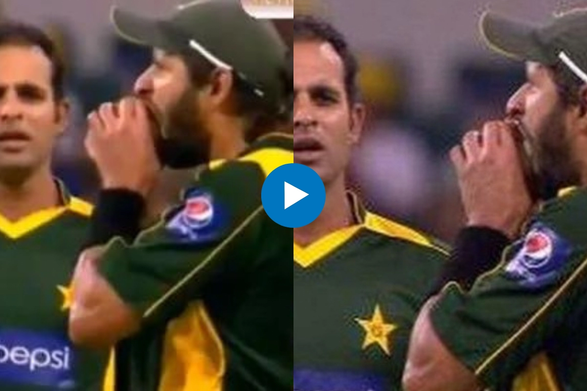 Cricket Viral Video: Shahid Afridi redefines ball tampering standards ...
