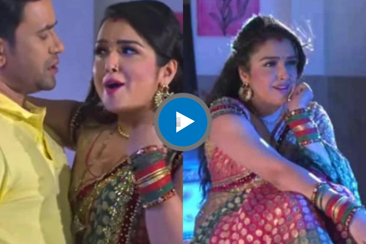 1200px x 800px - Nirahua and Amrapali Dubey's sizzling romance & tempting dance moves on  'Betauwa Tohar Gor Hoyee Ho' will drive you insane, watch video