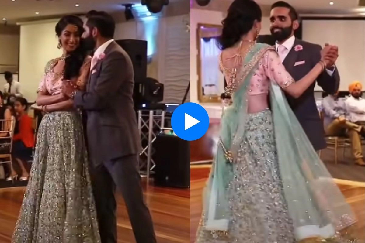 Bride Groom Viral Video Couples Mesmerising And Alluring Dance On Dil Diyan Gallan Raises 0387