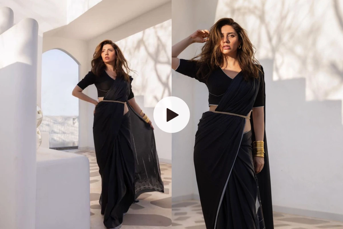 Ayeza Khan in black saree #illu #foryou #foryoupage #viralvideo #Inspi... |  TikTok