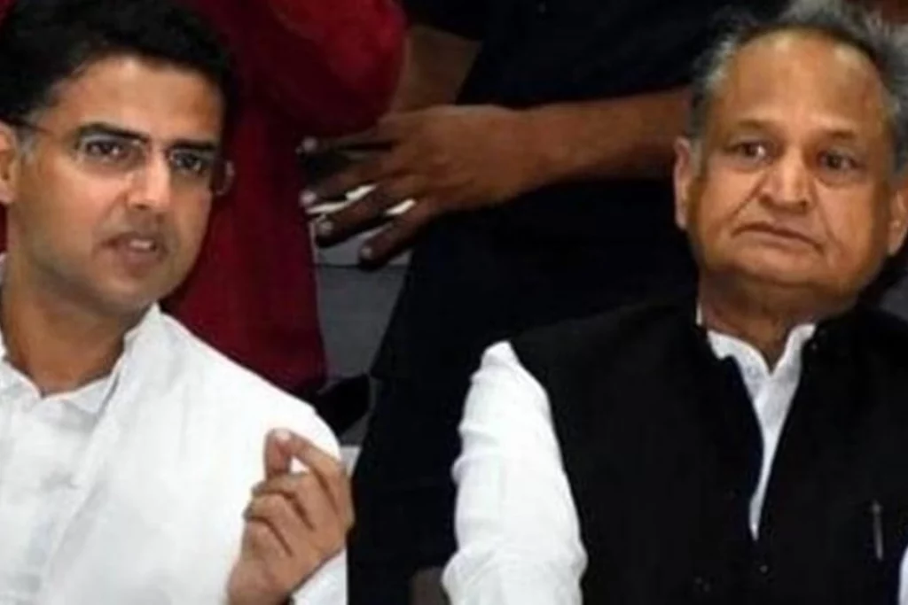 Sachin Pilot and Ashok Gehlot