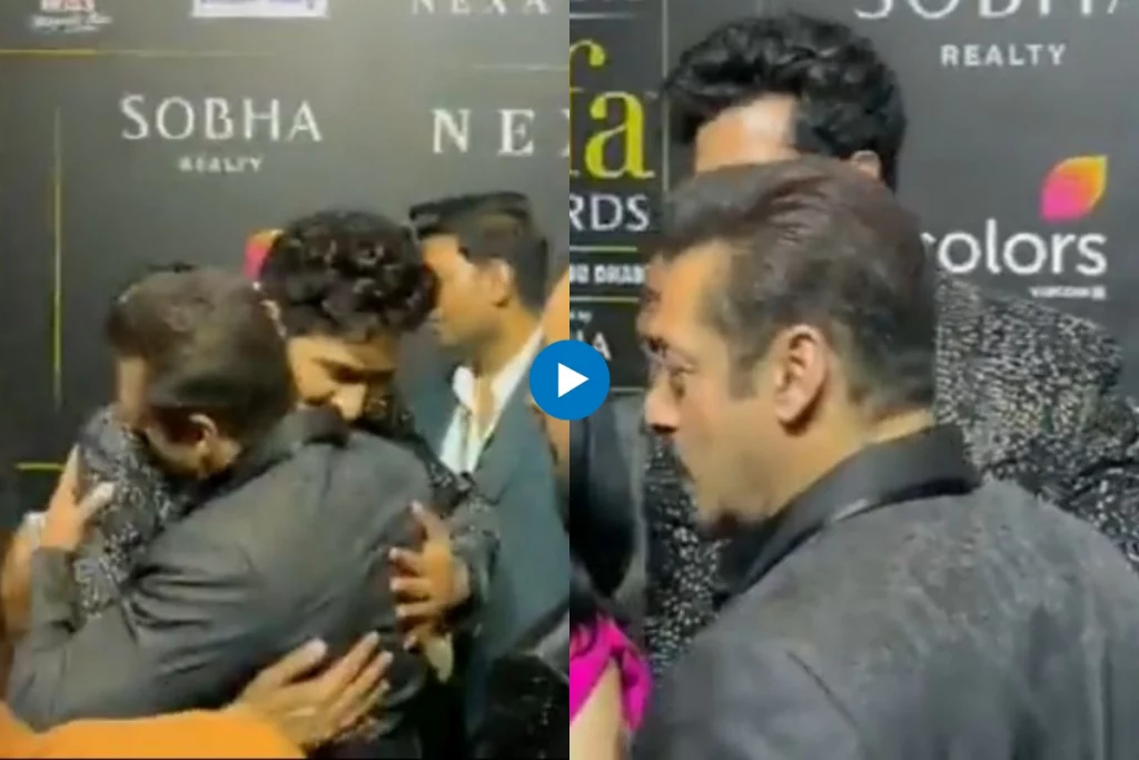 Salman Khan and Vicky Kaushal hugs amidst their controversy