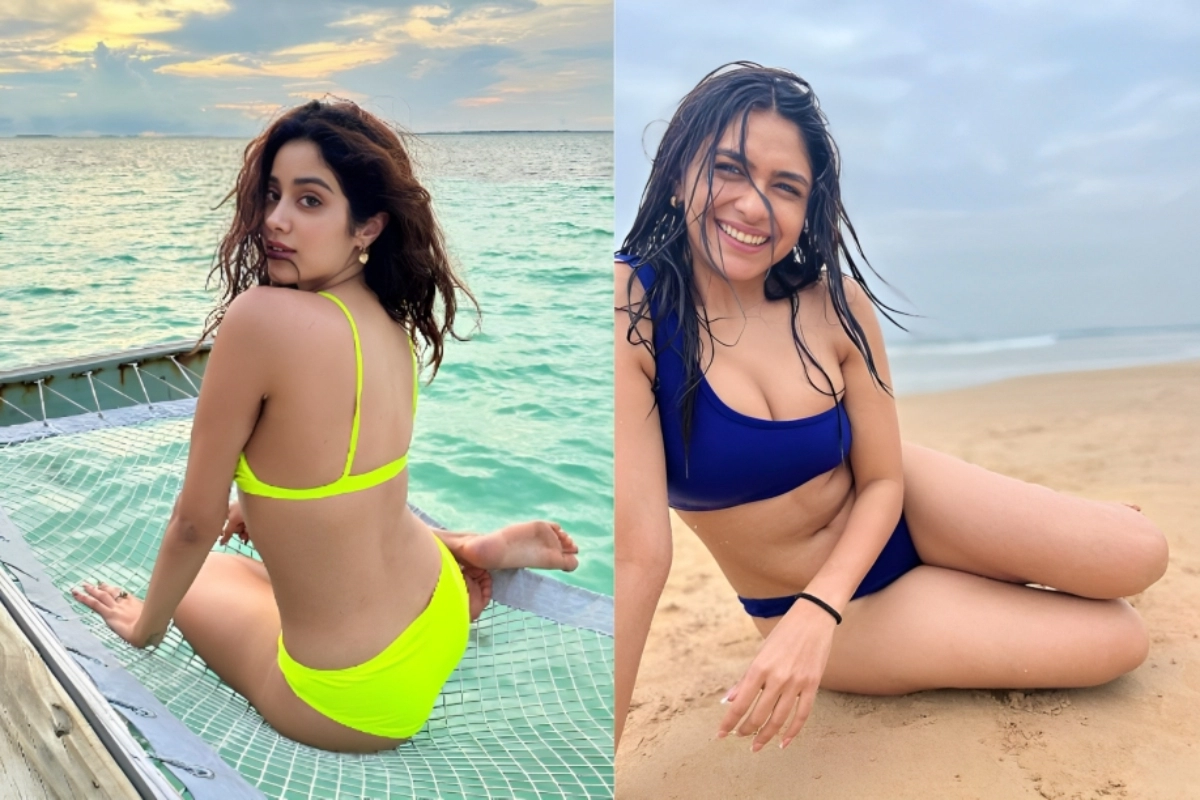 From Janhvi Kapoor to Mrunal Thakur; Bollywood actresses' sizzling swimsuit  looks that set the temperature soaring
