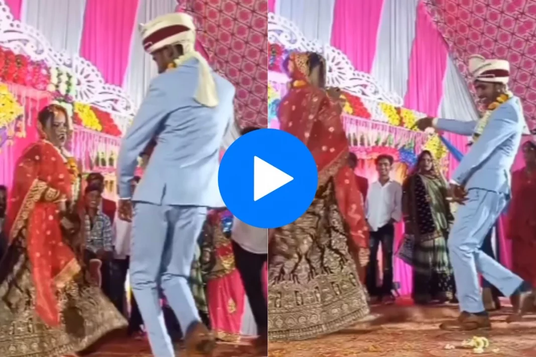 Bride Groom Viral Video Couple Sets The Stage On Fire With Power Packed Dance On Lollipop 9164