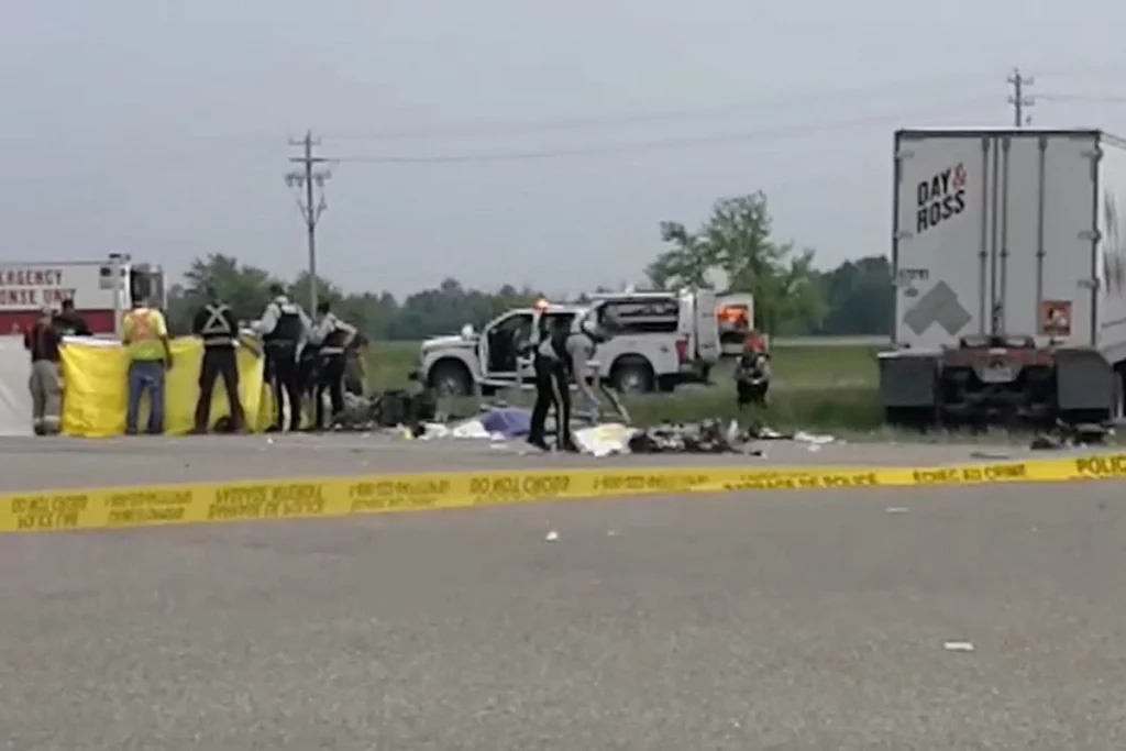 Canada highway crash