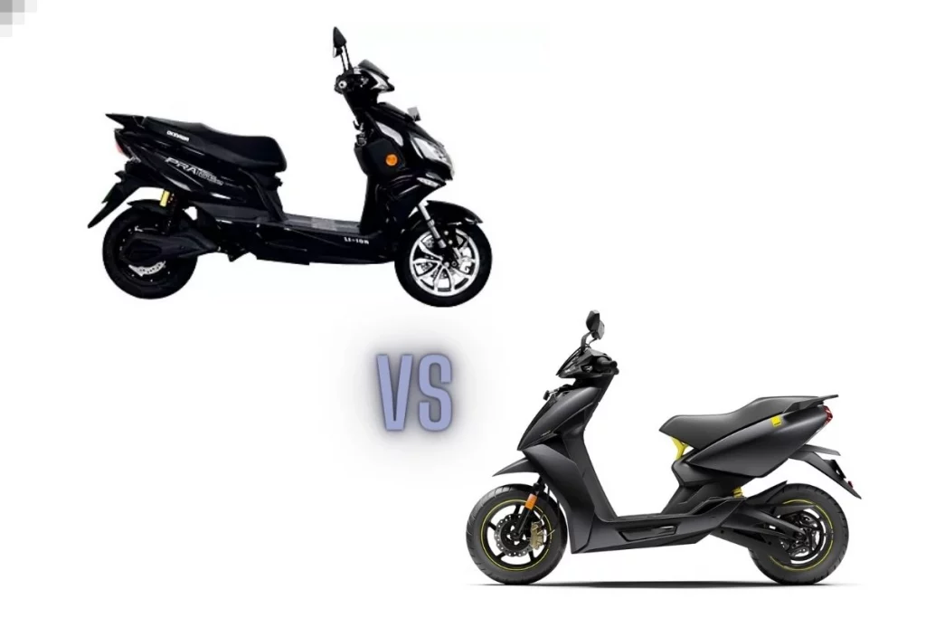 Okinawa Praise EV Vs Ather 450x EV