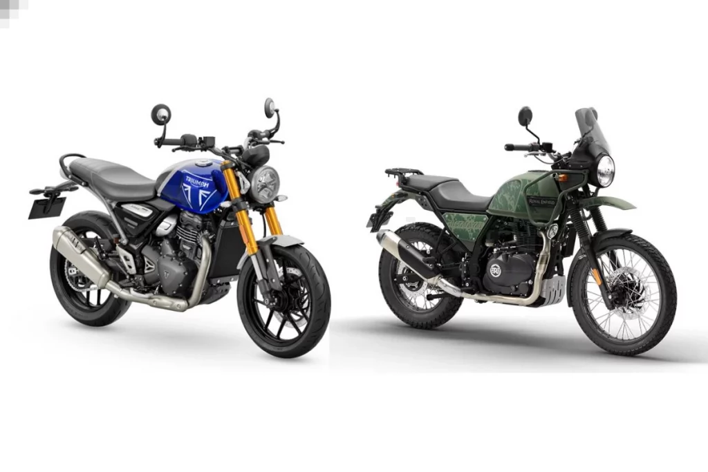 Triumph-Bajaj-Scrambler 400 Vs Royal-Enfield Himalayan