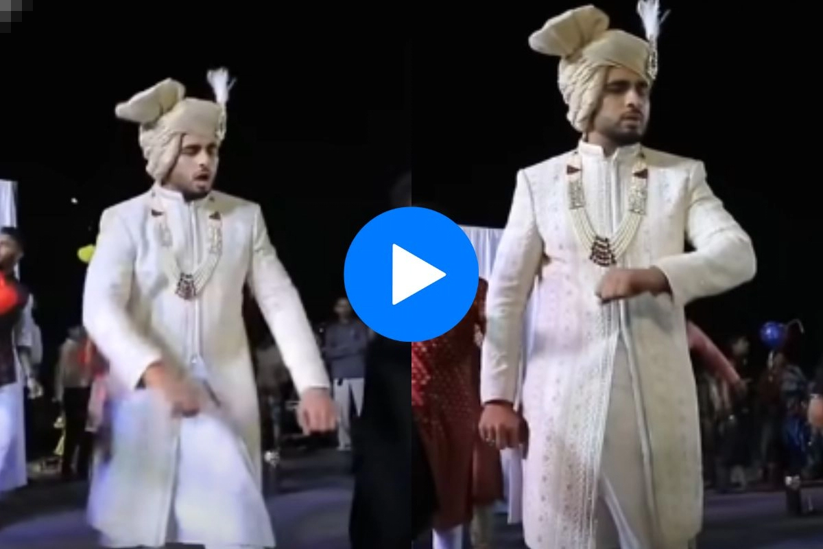 Bride Groom Viral Video Grooms Energetic And Exceptional Dance On Yeh Ladka Hai Allah Is Way 5914