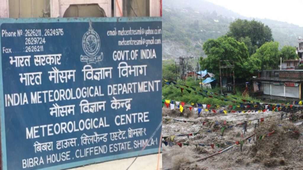 Flashflood warnings issued for 5 districts of Himachal Pradesh.