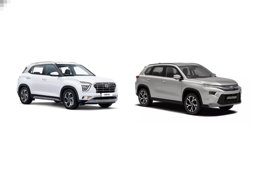 Hyundai Creta vs Urban Cruiser Hyryder