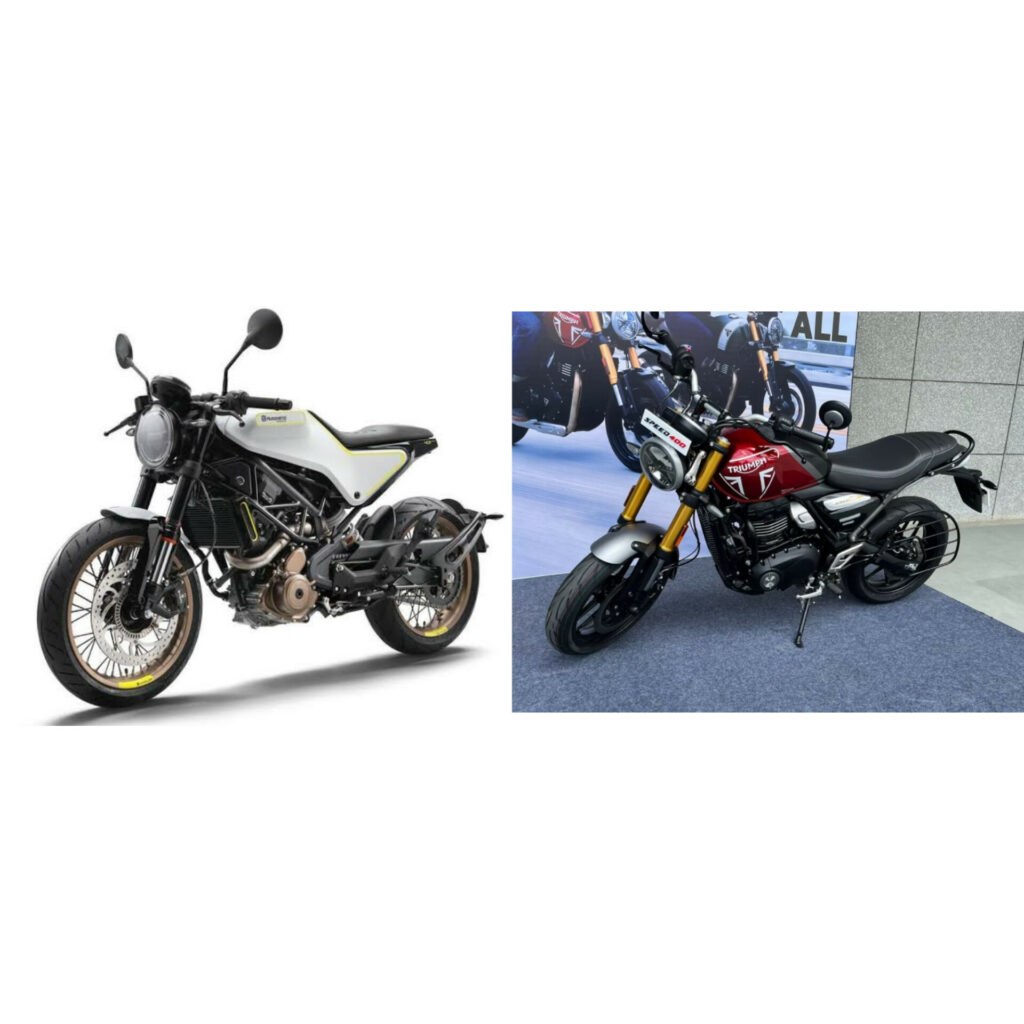 Triumph Speed 400 vs Husqvarna Svartpilen 401