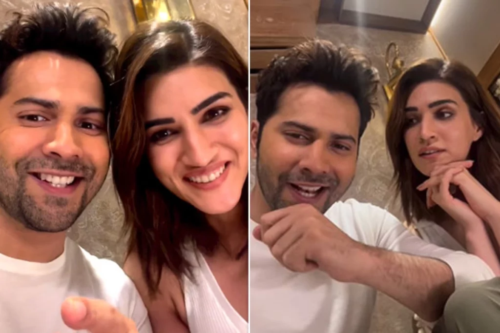 Kriti Sanon and Varun Dhawan