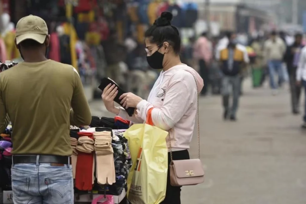 Delhi street vendor