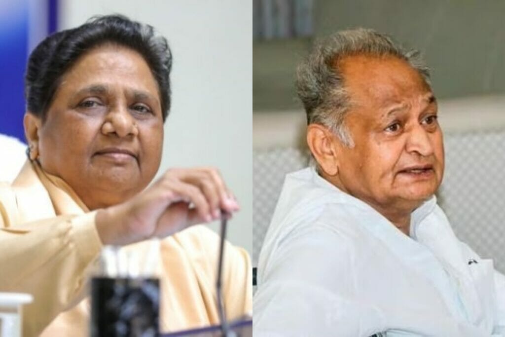 Mayawati vs Ashok Gehlot