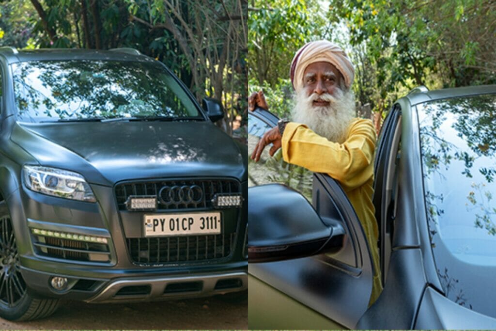 Sadhguru Audi q7