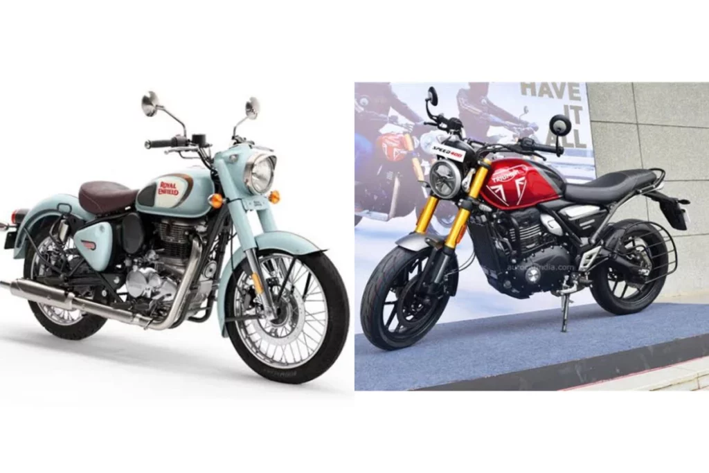 Triumph Speed ​​400 vs Royal Enfield Classic 350