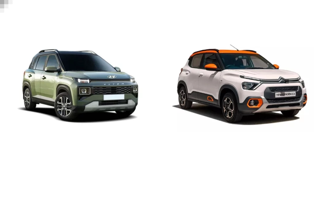 Hyundai Exter vs Citroen c3