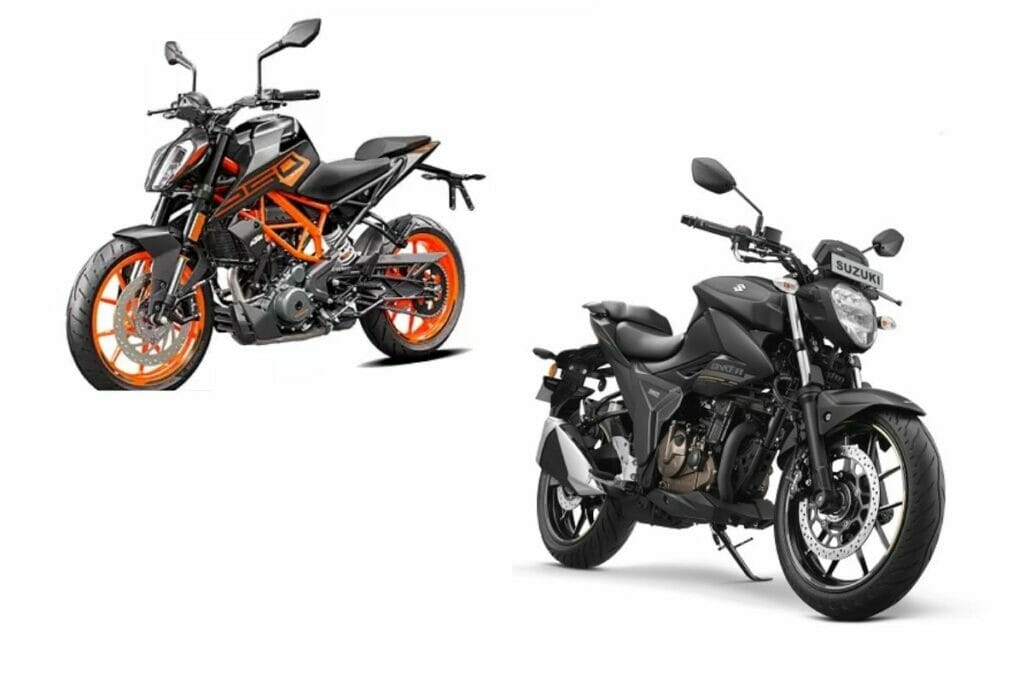 KTM 250 Duke 2023 vs Suzuki Gixxer 250