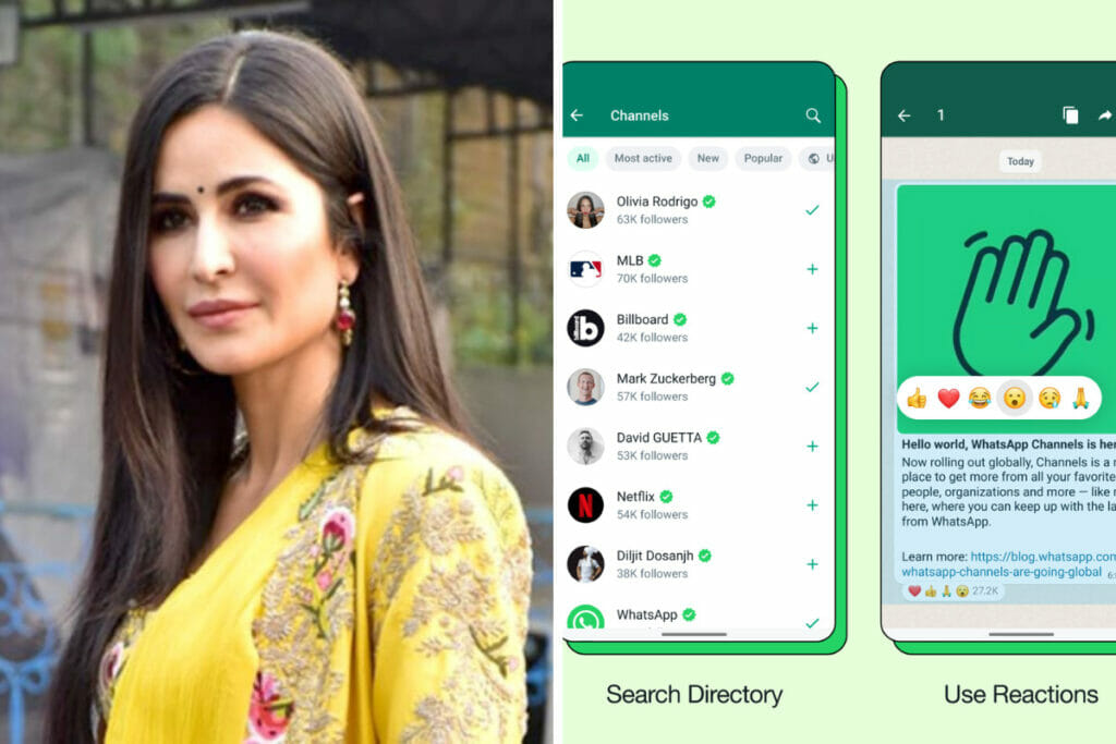 WhatsApp Channels launched, Katrina Kaif signs up, Details