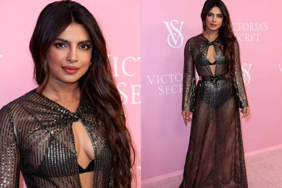 Priyanka Chopra stuns in black and white dove gown for Bulgari promotions  in Paris: Pics | News | Zee News