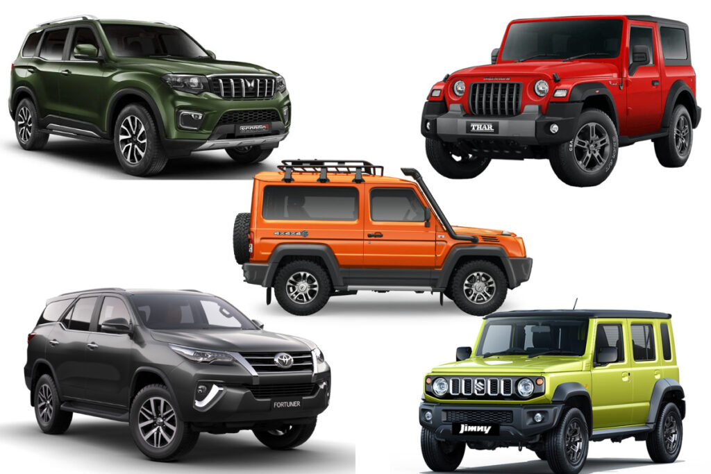 Top 5 4x4 Cars in India, From Toyota to Mahindra, See the list here