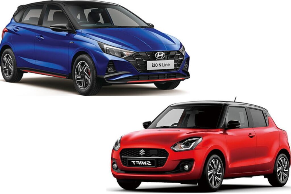 Hyundai i20 N Line vs Maruti Suzuki Swift