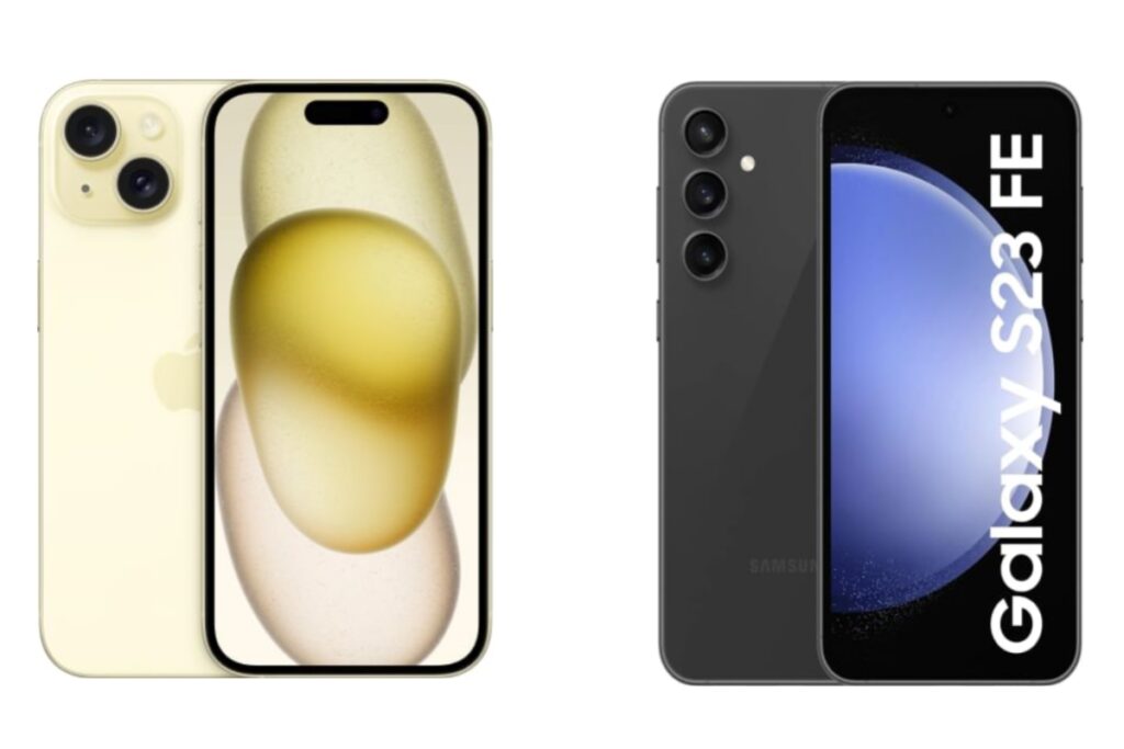 Apple iPhone 15 vs Samsung Galaxy S23 FE 5G