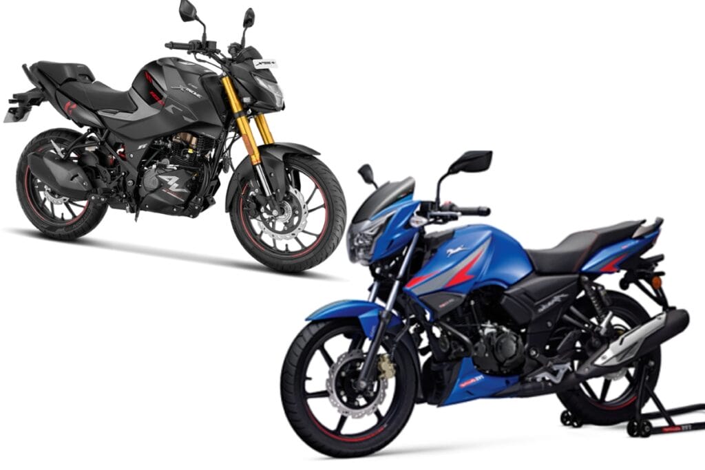 TVS Apache RTR 160 vs Hero Xtreme 160R 4V