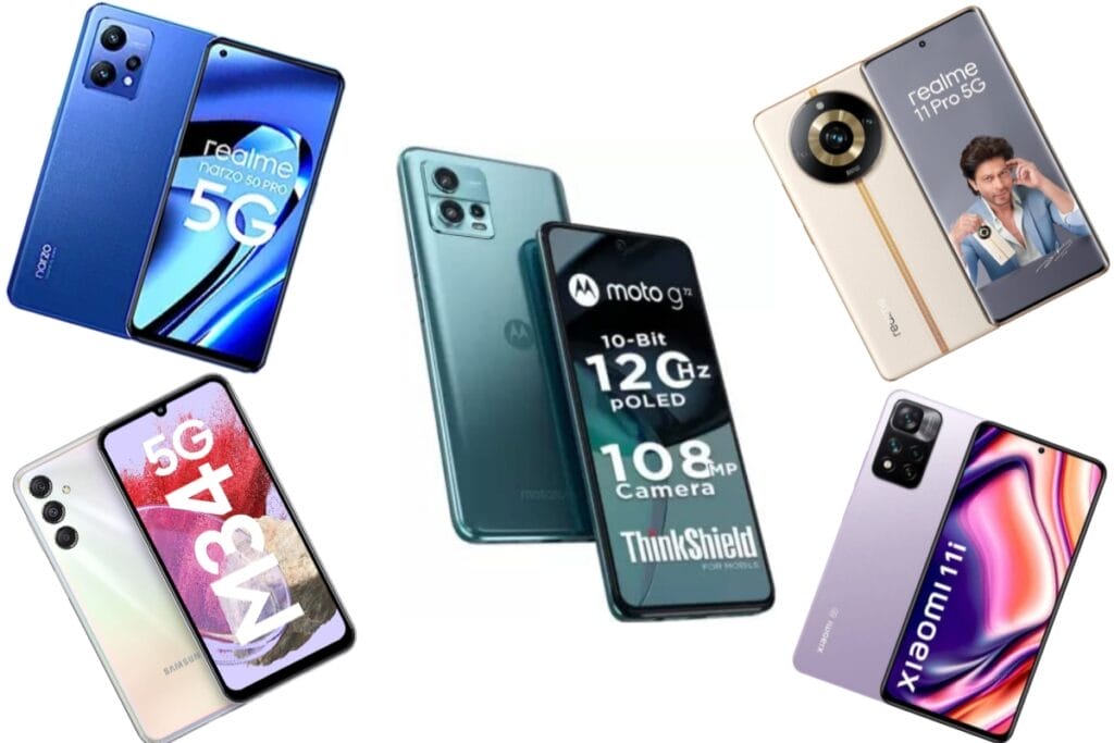 Top 5 smartphones under 25000 on Amazon