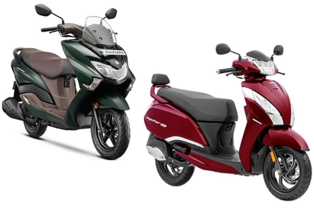 TVS Jupiter 125 vs Suzuki Burgman Street 125