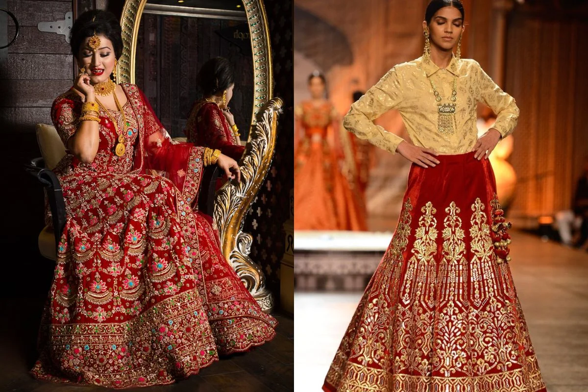 Karva Chauth 2021: Sonali Bendre recycles 19-year-old wedding lehenga,  Shilpa Shetty wears red | Fashion Trends - Hindustan Times