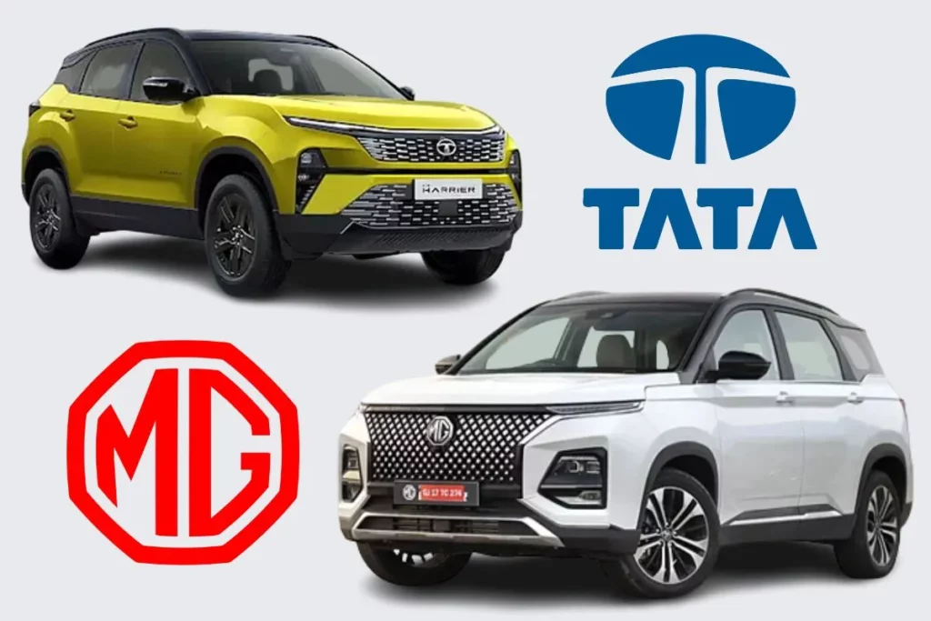 Tata Harrier Facelift vs MG Hector