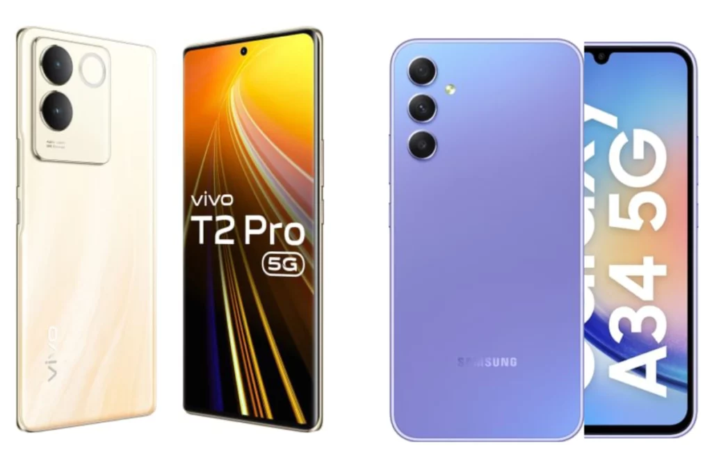 Vivo T2 Pro vs Samsung Galaxy A34