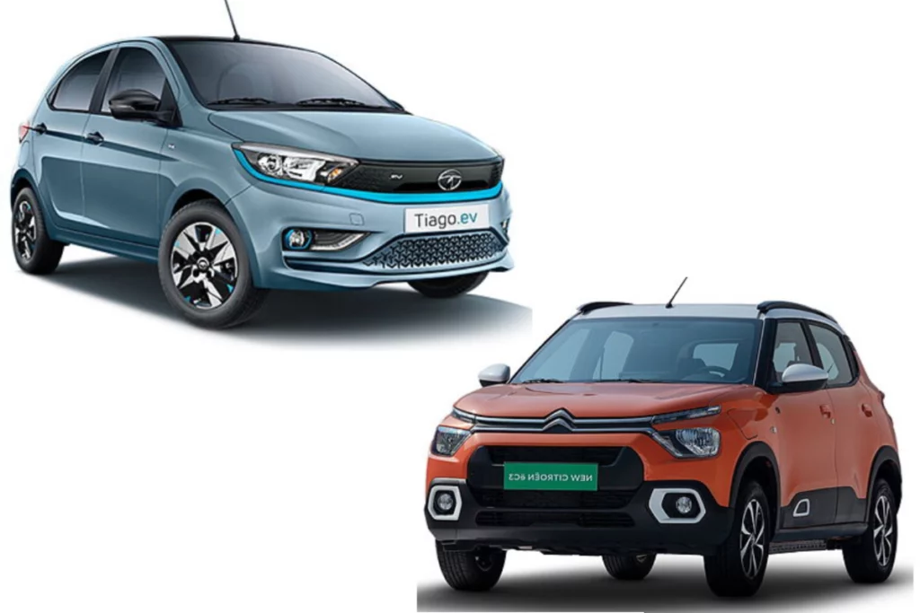 Citroen eC3 EV vs Tata Tiago EV