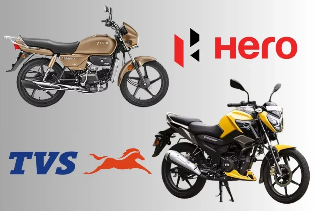 Hero Splendor Plus vs TVS Raider