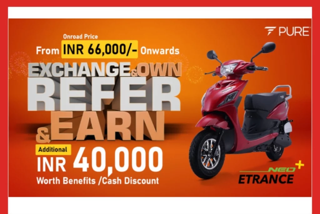 PURE EV offering amazing promotions on electric scooters this Diwali season, Do Read