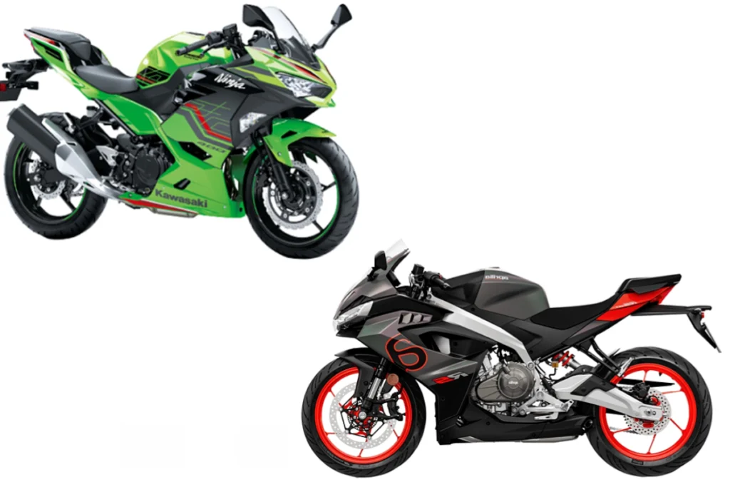 Aprilia RS 457 vs Kawasaki Ninja 400