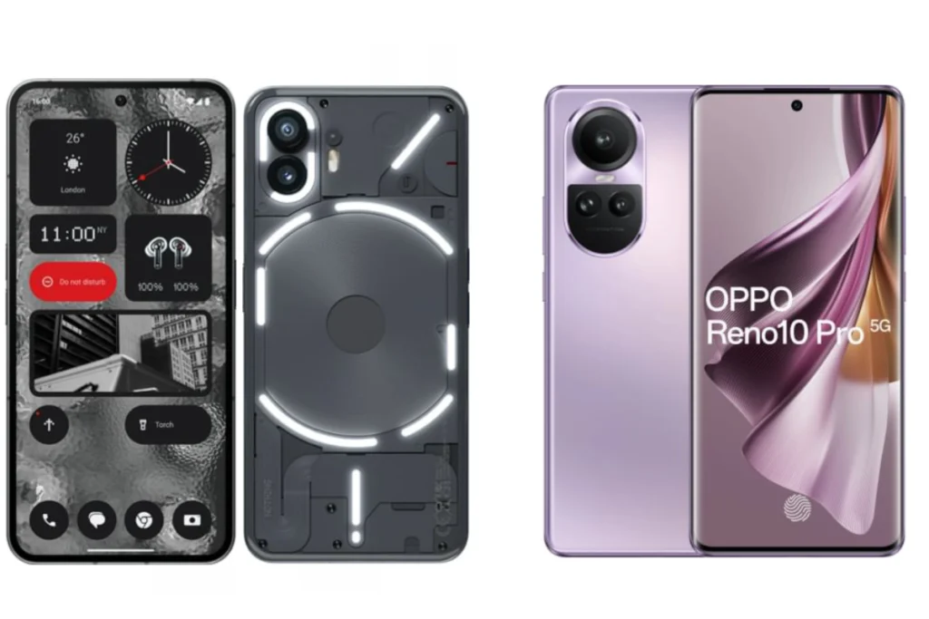 OPPO Reno 10 Pro vs Nothing Phone 2