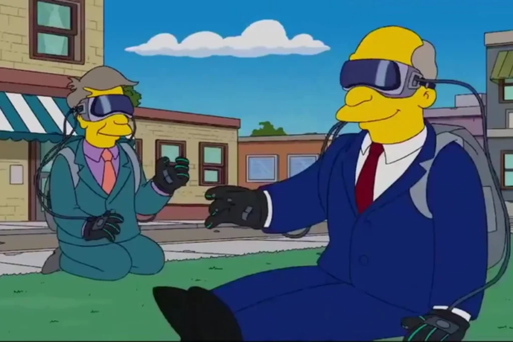 Did the Simpsons predict the Apple Vision Pro back in 2016? Check out