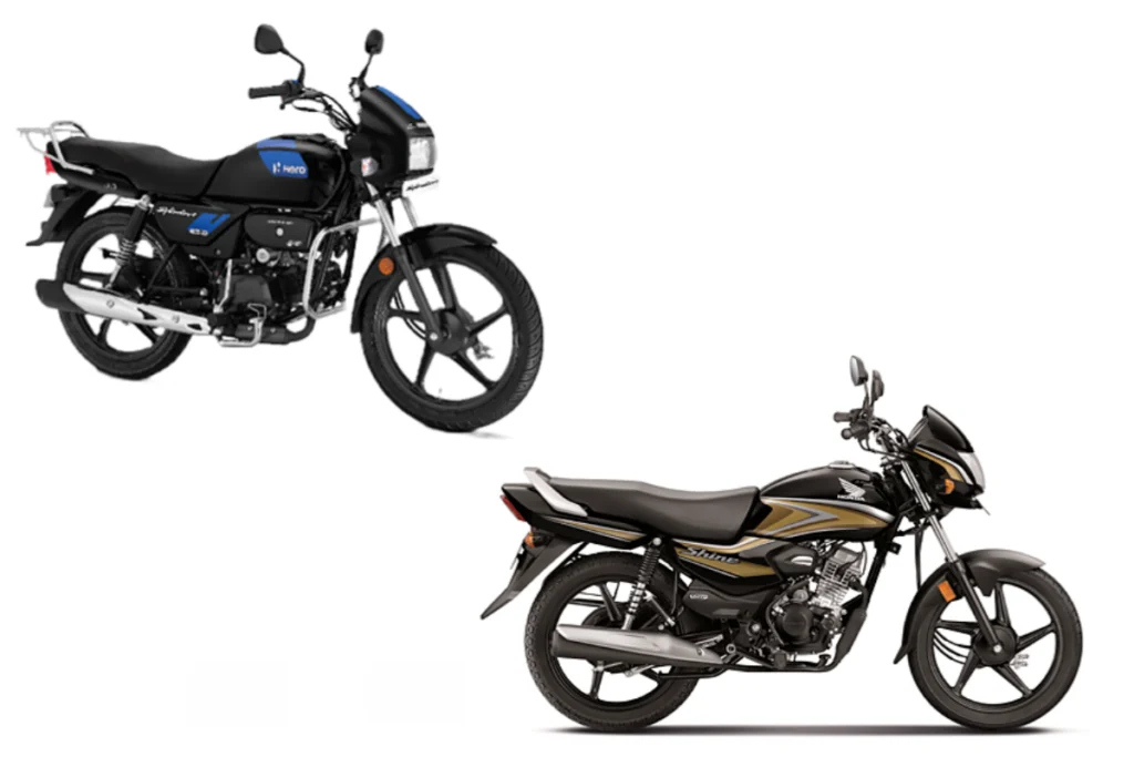 Hero Splendor vs Honda Shine 100