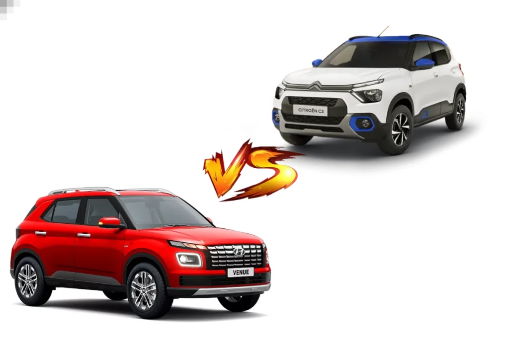 Citroen C3 vs Hyundai Venue: Two powerful compact SUVs compared head to head, Check