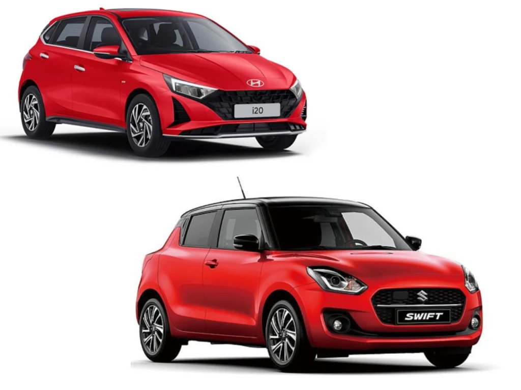 2024 Maruti Suzuki Swift vs Hyundai i20