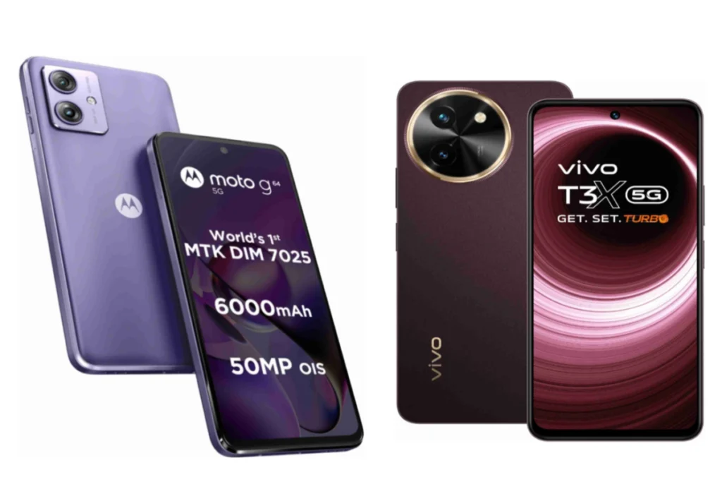 Motorola G64 5G vs Vivo T3X